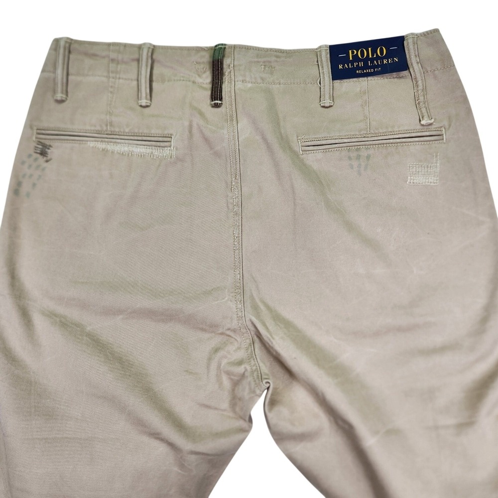 Polo Ralph Lauren Bedford Paint-Splatter Pants 32x30 (Actual‎ Inseam 27") NWT - Picture 9 of 14